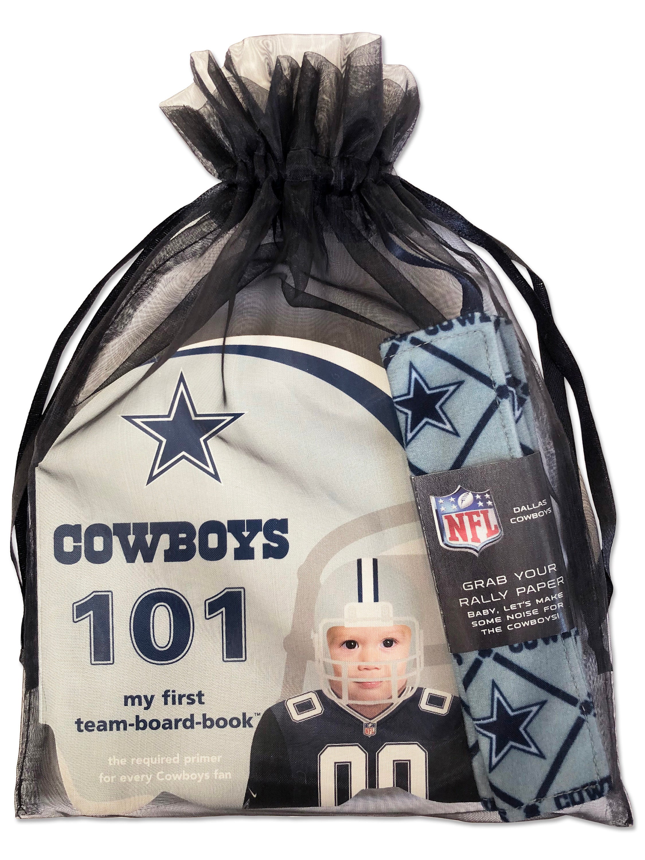 Dallas Cowboys licensed NFL Gift Set-Book with Rally Paper – Wize Choice  Creations / Baby Paper