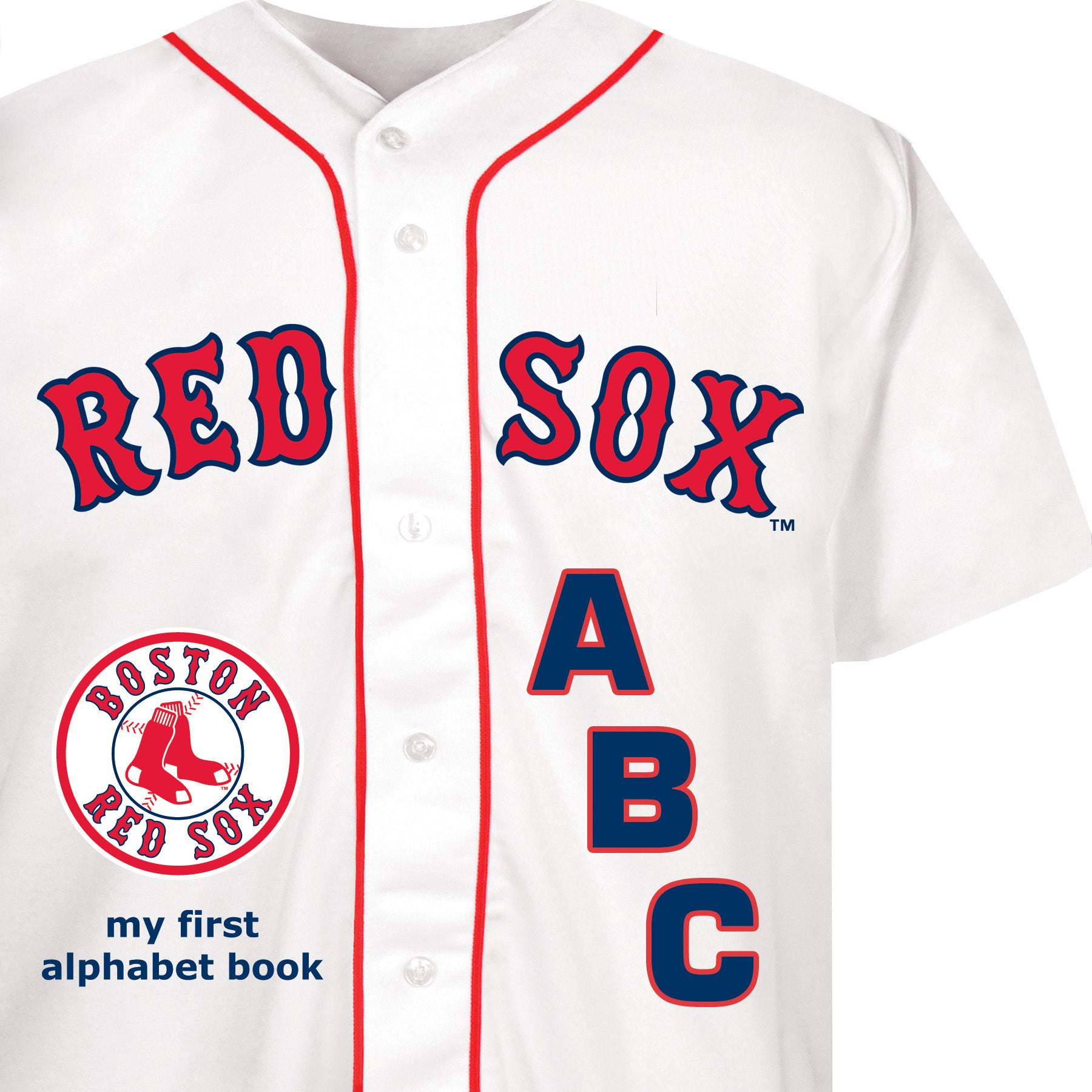 Boston Red Sox ABC Board Book – Wize Choice Creations / Baby Paper