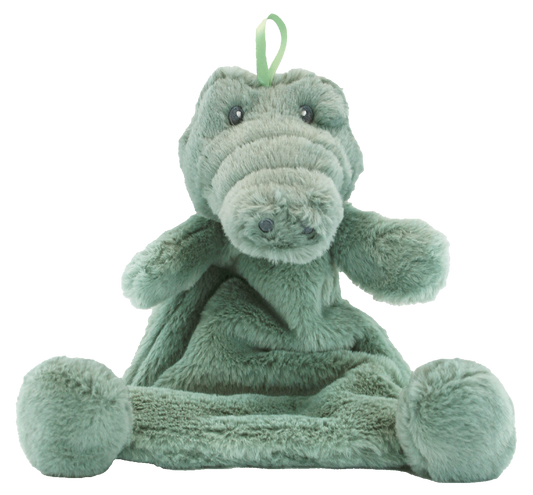 Crinkle Cuddler-Sensory Plush Gator