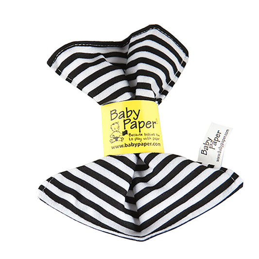 Black/White Stripe Pattern Baby Paper