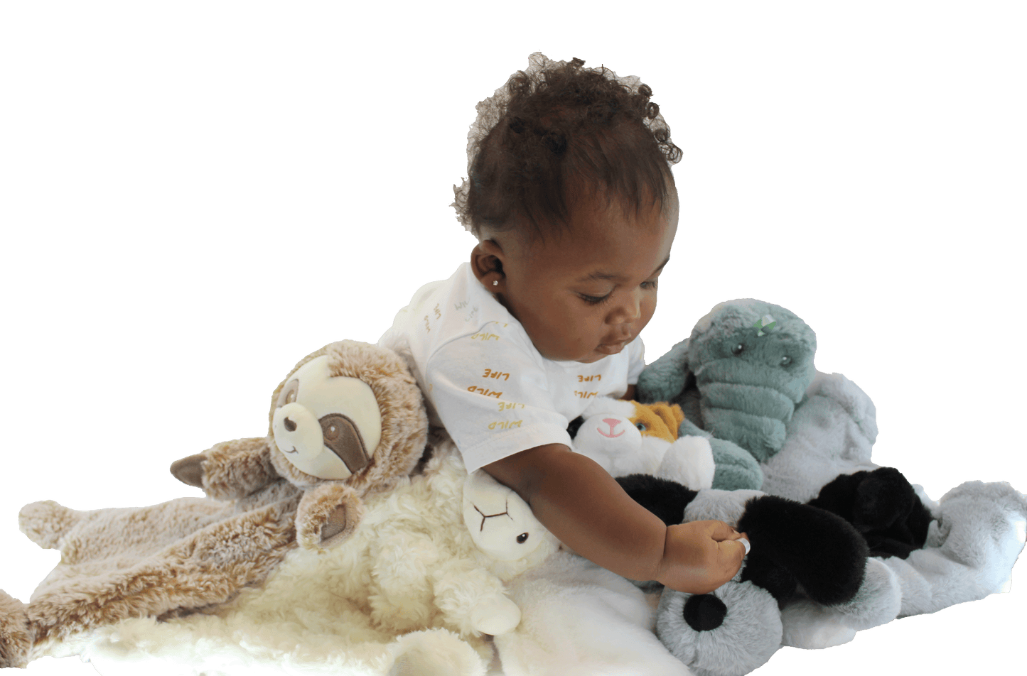 Crinkle Cuddler-Sensory Plush Lamb