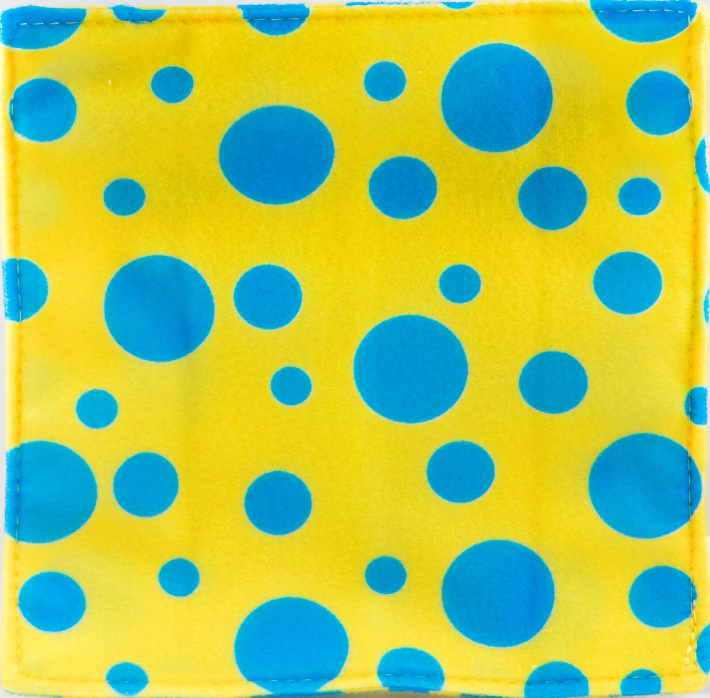 Yellow Blue Dot Pattern Baby Paper