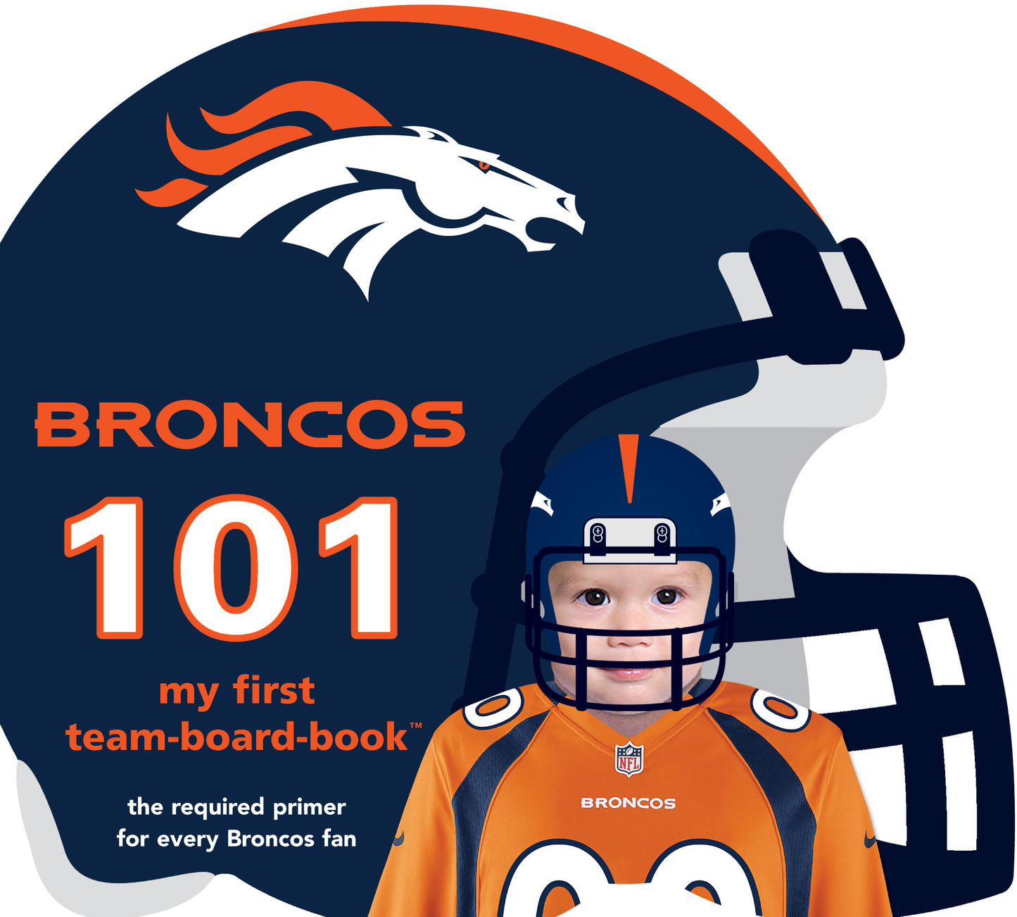 Denver Broncos licensed NFL Gift Set-Book with Rally Paper