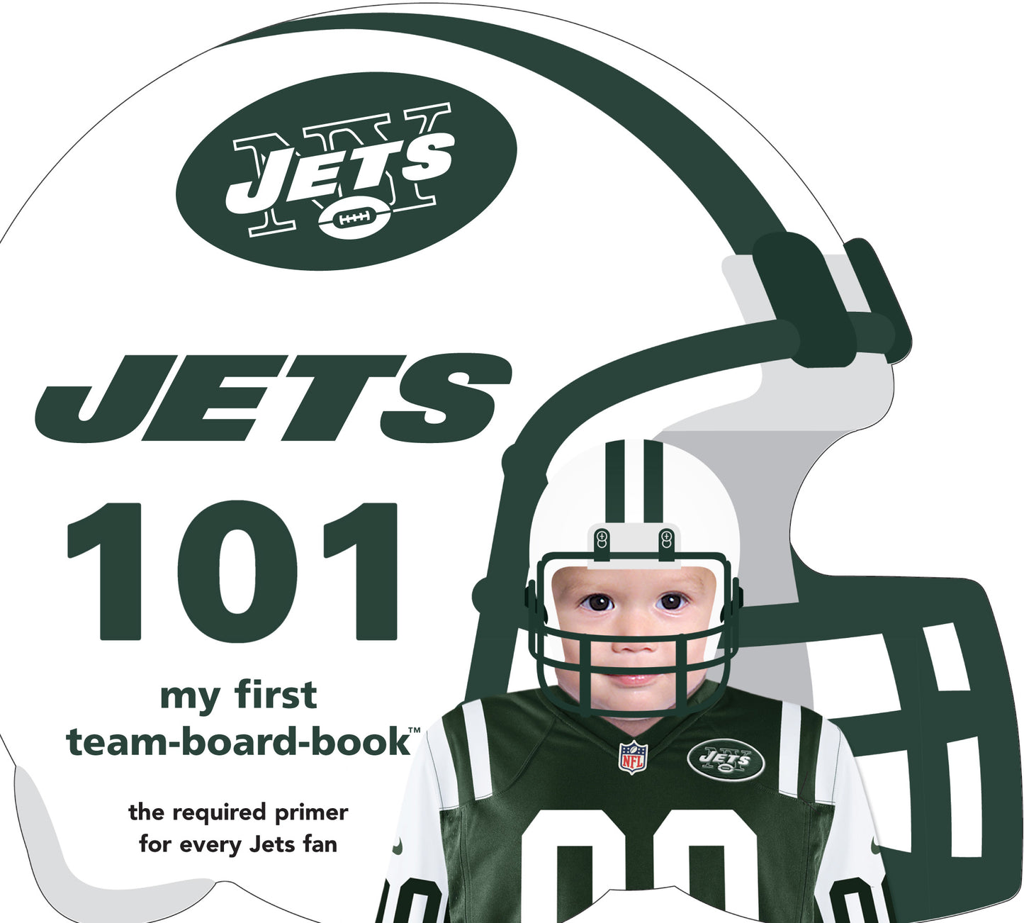New York Jets licensed NFL Gift Set-Book with Rally Paper
