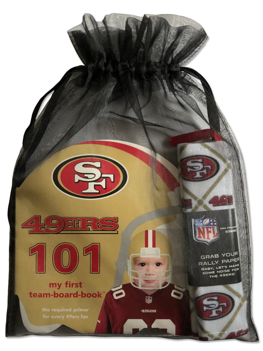 San Francisco 49ers licensed NFL Gift Set-Book with Rally Paper