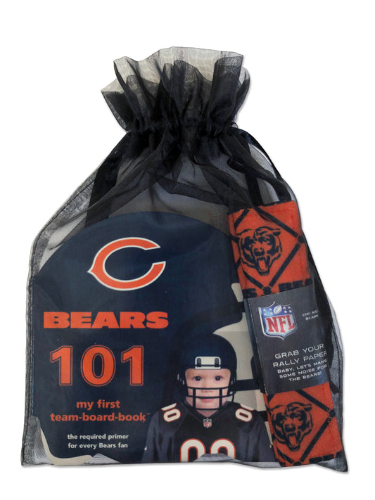 Chicago Bears licensed NFL Gift Set-Book with Rally Paper