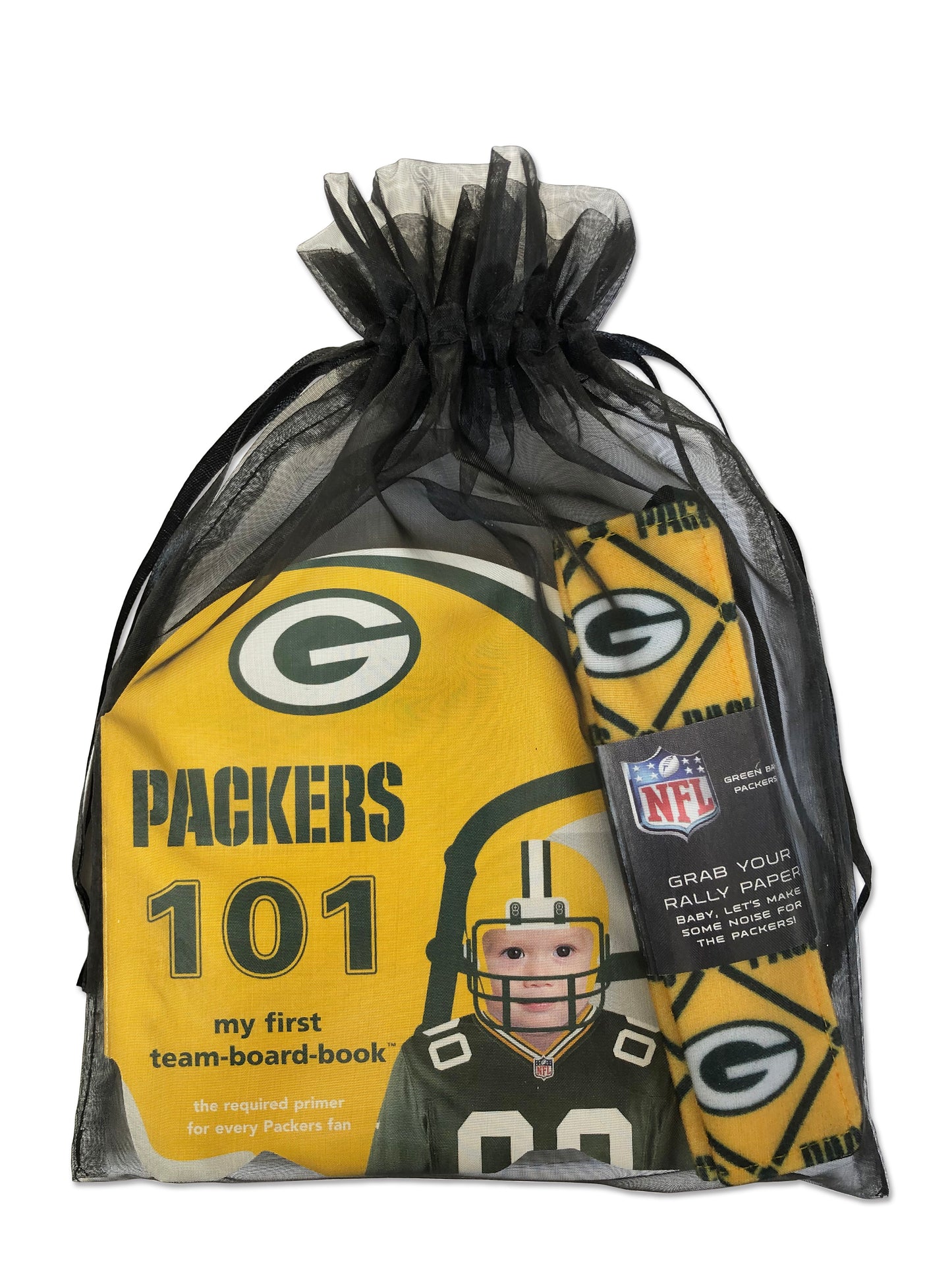Green Bay Packers licensed NFL Gift Set-Book with Rally Paper