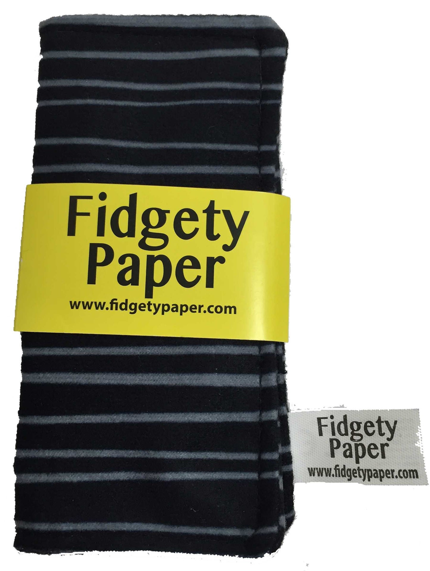 Black/Gray Pocket-Sized Fidgety Paper