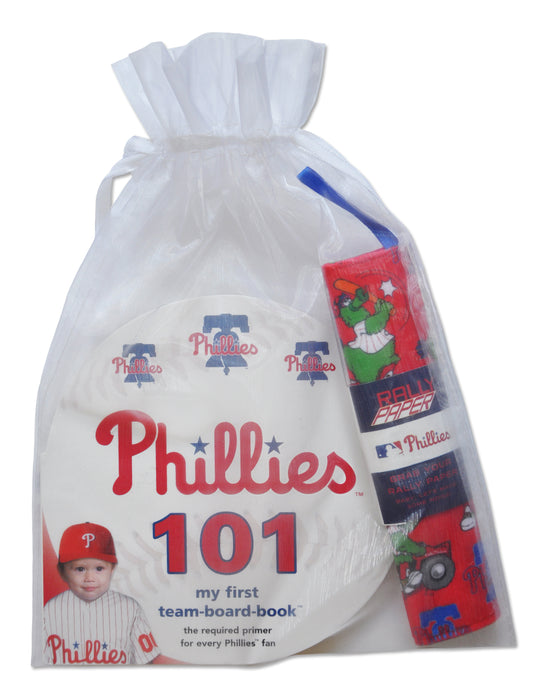 Philadelphia Phillies licensed MLB Gift Set-Book with Rally Paper