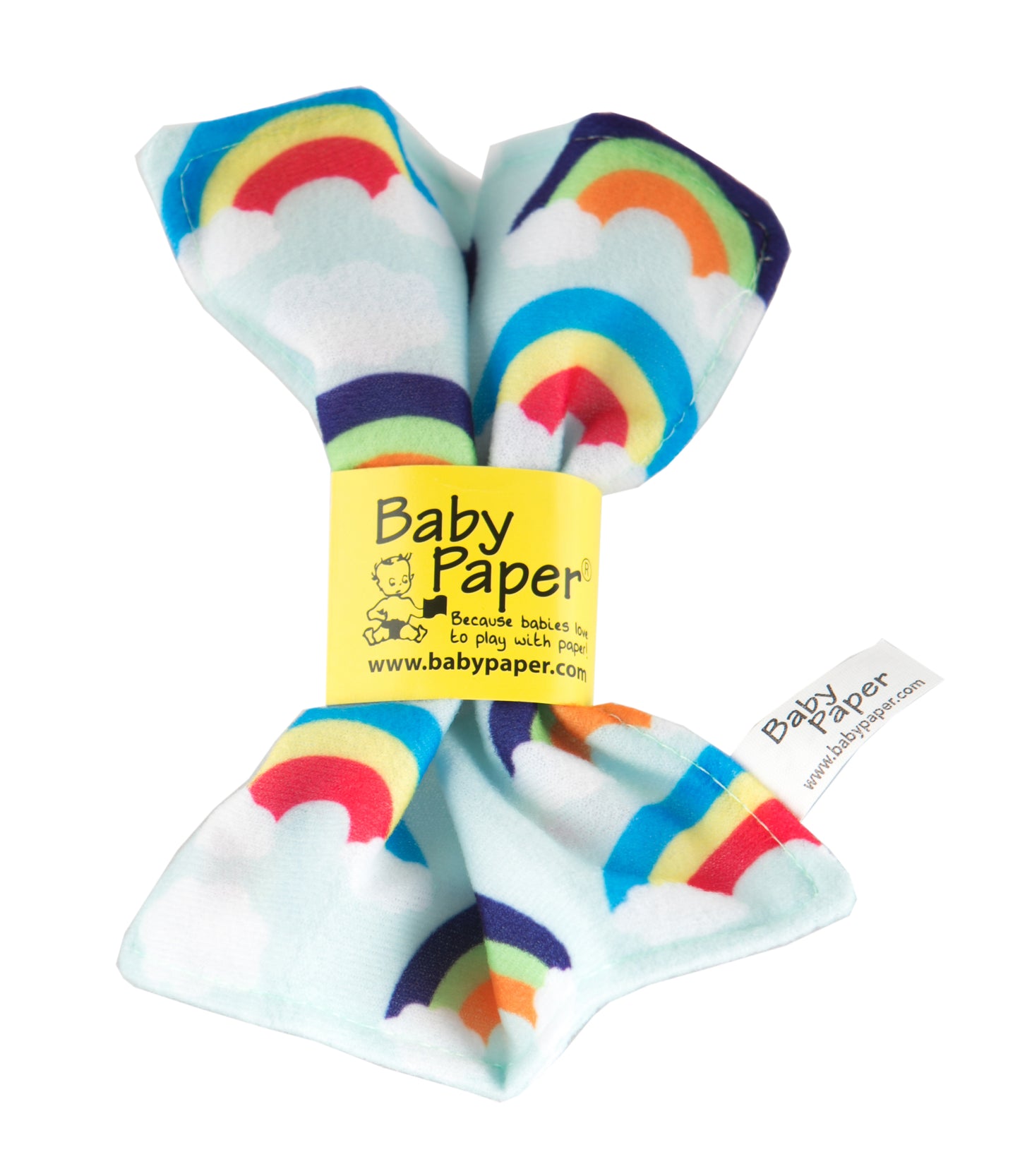 Butterfly Book, Plush & Rainbow Baby Paper Gift Set