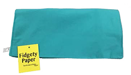 Turquoise Large Sized Fidgety Paper